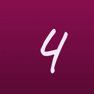 4 КОМНАТЫ, магазин обоев, лого-визитка